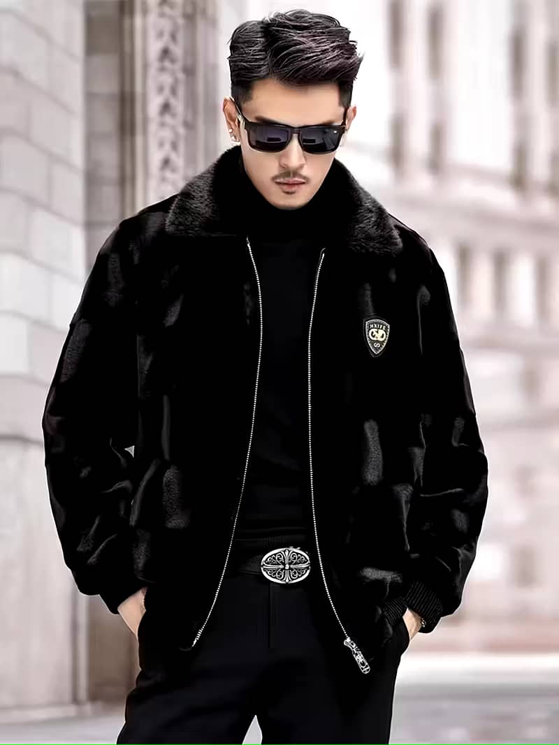 جاكيت فرو فاخر ✨